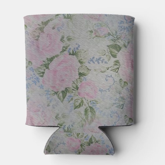 Rosa Rose Vintag Dosenkühler (Rückseite)