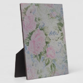 Rosa Rose Vintag Fotoplatte (Seite)