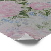 Rosa Rose Vintag Poster (Ecke)