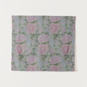 Rosa Rose Vintag Wandteppich (Vorderseite (Horizontal))