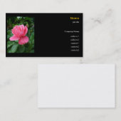 rosa Rose Visitenkarte (Vorne/Hinten)