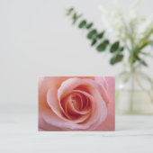 Rosa Rose Visitenkarte (Stehend Vorderseite)