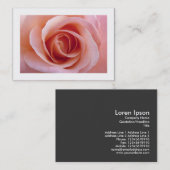 Rosa Rose Visitenkarte (Vorne/Hinten)