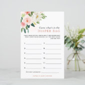 Rosa Rose, was im Windelbeutel-Duschspiel ist (Stehend Vorderseite)