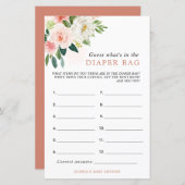 Rosa Rose, was im Windelbeutel-Duschspiel ist (Vorne/Hinten)