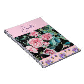 Rosa Rose Wasserfarbe individuell einstellbar Notizblock (Rechte Seite)