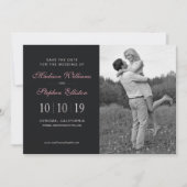 Rosa Rose Wasserfarbe - Save the Date (Vorderseite)