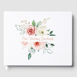 Rosa Rose Wedding Gästebuch