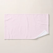 Rosa Rose Weichweich weißes Pastellfarben Badhandtuch Set (Handtuch)