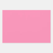 Rosa Rose Weichweich weißes Pastellfarben Geschenkpapier Set (Vorderseite 3)