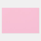 Rosa Rose Weichweich weißes Pastellfarben Geschenkpapier Set (Vorderseite 2)