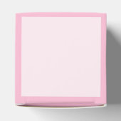 Rosa Rose Weichweich weißes Pastellfarben Geschenkschachtel (Oben)