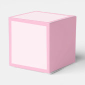 Rosa Rose Weichweich weißes Pastellfarben Geschenkschachtel (Rückseite)