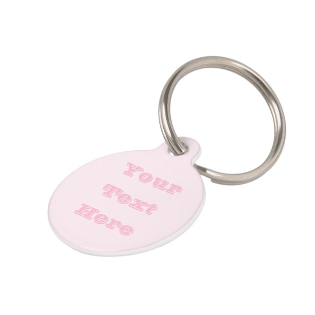 Rosa Rose Weichweich weißes Pastellfarben Haustiermarke (Seite)