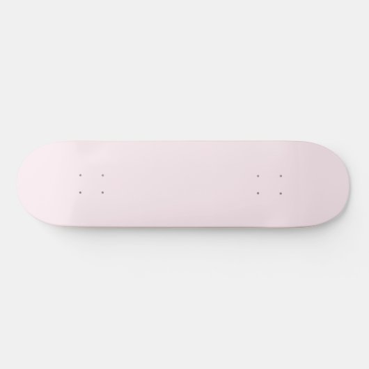 Rosa Rose Weichweich weißes Pastellfarben Skateboard (Horizontal)