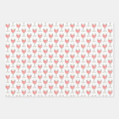 Rosa Rosé Weinkultur und Erde Weinroute Mendrisiot Geschenkpapier Set (Vorderseite 2)