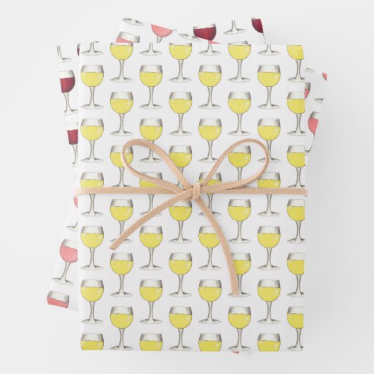 Rosa Rosé Weinkultur und Erde Weinroute Mendrisiot Geschenkpapier Set (Beispiel)