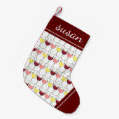 Rosa Rosé Weinkultur und Erde Weinroute Mendrisiot Kleiner Weihnachtsstrumpf (Vorderansicht (hängend))