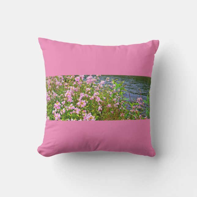 Rosa, Rose, Wildblume Kissen (Vorderseite)