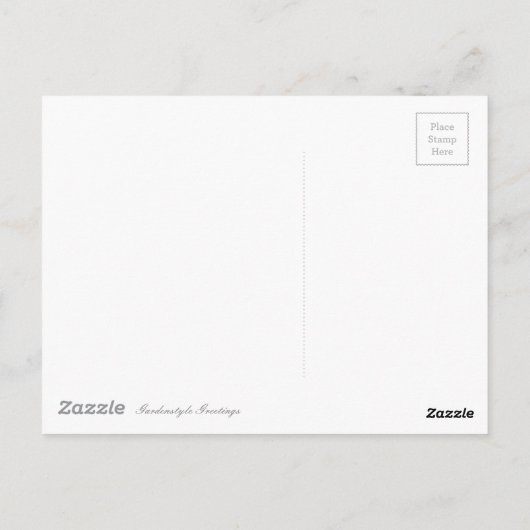 Rosa Rose wird gut Postkarte (Rückseite)