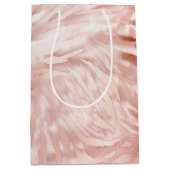 Rosa Rose Zebra Mittlere Geschenktüte (Vorderseite)