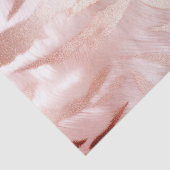 Rosa Rose Zebra Seidenpapier (Detail)