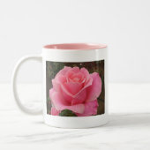 Rosa Rose Zweifarbige Tasse (Links)
