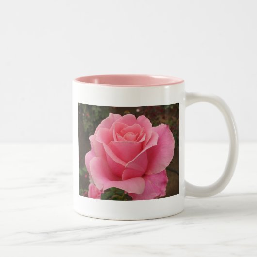 Rosa Rose Zweifarbige Tasse (Rechts)