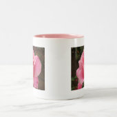 Rosa Rose Zweifarbige Tasse (Mittel)