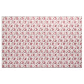 Rosa Roseblumenwatercolor-nähendes Muster-Gewebe Stoff (Yard (91,4 cm))