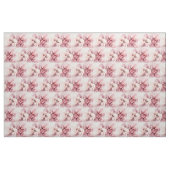 Rosa Roseblumenwatercolor-nähendes Muster-Gewebe Stoff (Fat Quarter (45,7 x 55,9 cm))