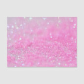 Rosa Rosegold Schein-Baby-Mädchen-Glitzer Seidenpapier (Vorderseite)