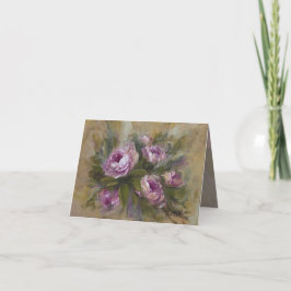 Rosa Rosen 4 x 5.6" Karte