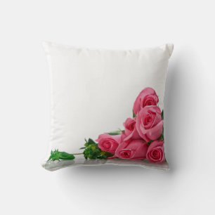 Rosa Rosen Accessoires Schlafzimmer oder Wohnzimme Kissen