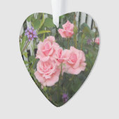 Rosa Rosen Akryllisch Ornament (Vorderseite)