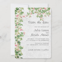 Rosa Rosen-Alte-Wand-Vintage-Stil-Tagebuch-Hochzei