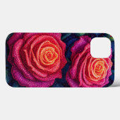 Rosa Rosen, Aquarell Case-Mate iPhone Hülle (Rückseite (Horizontal))