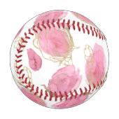 Rosa Rosen Baseball (Vorderseite Links)
