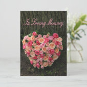 Rosa Rosen beim lieben Gedächtnisdienst (Stehend Vorderseite)