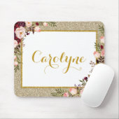 Rosa Rosen bezaubernder Mousepad (Mit Mouse)