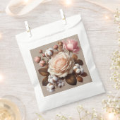 Rosa Rosen Blume Blumenladen Tasche Geschenktütchen (Ausgeschnitten)