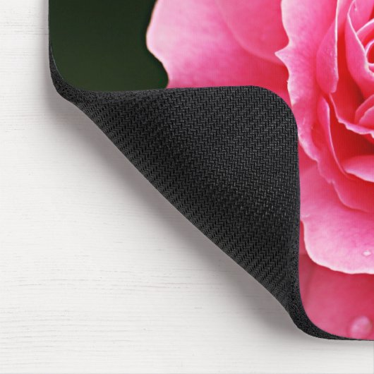 Rosa Rosen-Blumen-Blüte Mousepad (Ecke)