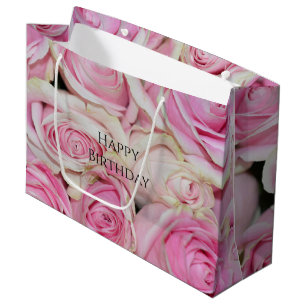 Rosa Rosen Blumen (Fotografie von mir) Geburtstag Große Geschenktüte