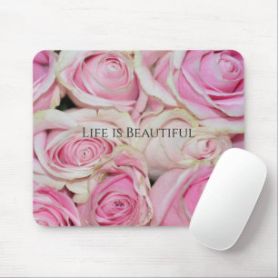 Rosa Rosen Blumen (Fotografie von mir) Mousepad