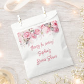 Rosa Rosen Blumen Hochzeitsdusche Geschenke Geschenktütchen (Ausgeschnitten)