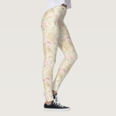 Rosa Rosen Blumen Leggings (Rechts)