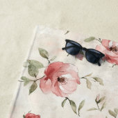 Rosa Rosen Blumen Strandtuch (Beispiel)