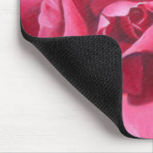 Rosa Rosen-Blumenmäusematte Mousepad (Ecke)