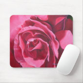 Rosa Rosen-Blumenmäusematte Mousepad (Mit Mouse)