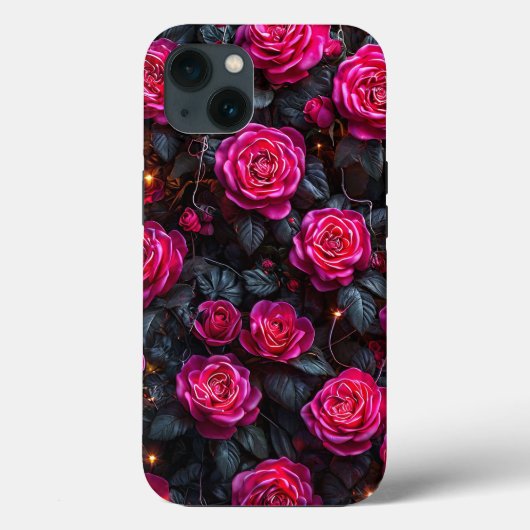 Rosa Rosen Case-Mate iPhone Hülle (Rückseite)